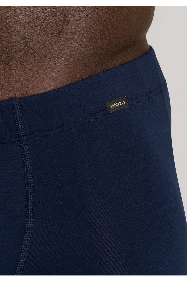 Cotton Essentials 2-Pack Cotton Boxer Briefs With Covered Waistband, Alternate, color, Light Melange/Deep Navy