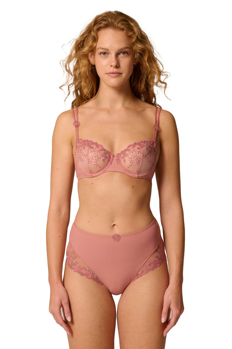 Delice Retro Briefs, Alternate, color, SMOKEY PINK