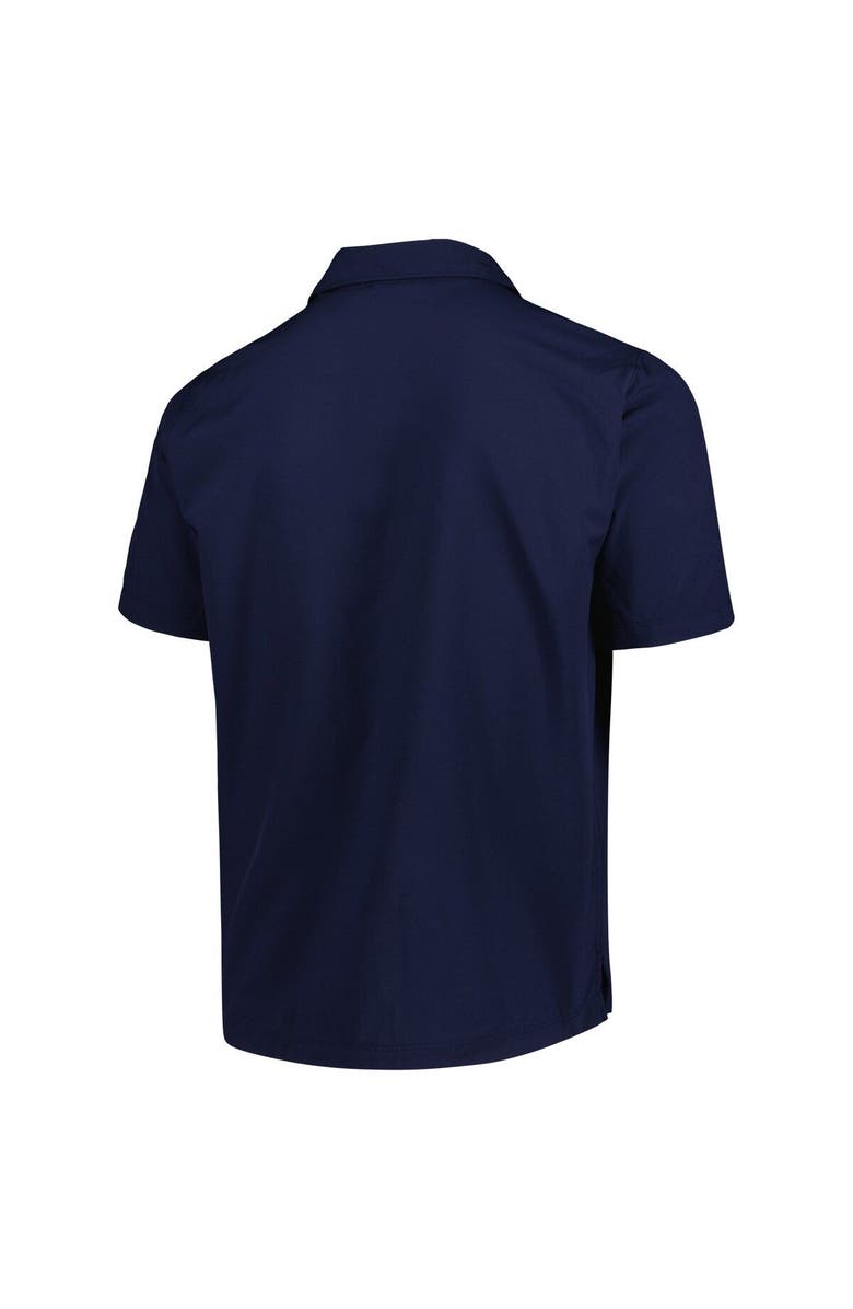 Under Armour Men's Under Armour Navy Auburn Tigers Motivate Button-Up Shirt, Alternate, color, 