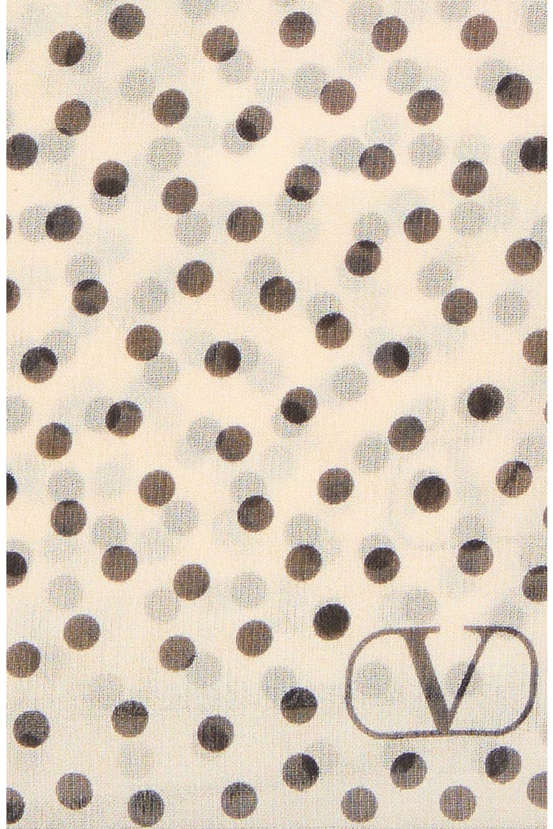 Qulitie 67 Square Silk Scarf, Alternate, color, BIANCO/ BLUE