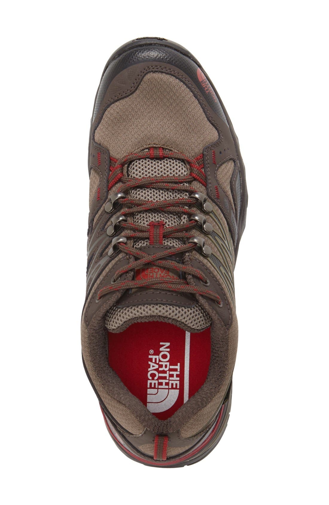 'Hedgehog Fastpack' Gore-Tex® Waterproof Hiking Shoe, Alternate, color, COFFEE BROWN/ ROSEWOOD RED