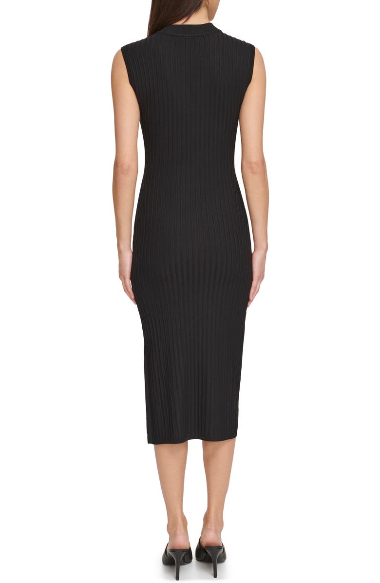 DKNY Sleeveless Wide Rib Sweater Dress, Alternate, color,