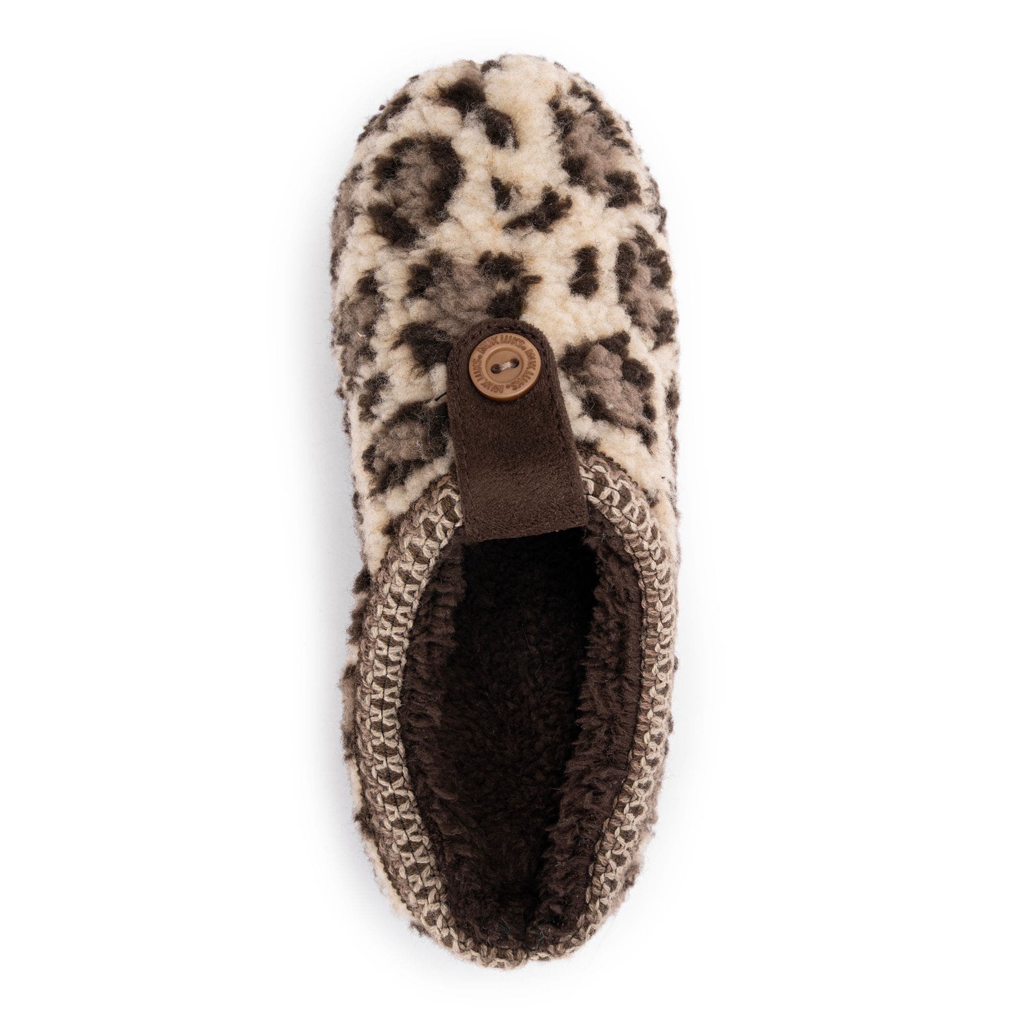 Women's Francie Microsuede Taped Clogs, Alternate, color, Cream Leopard