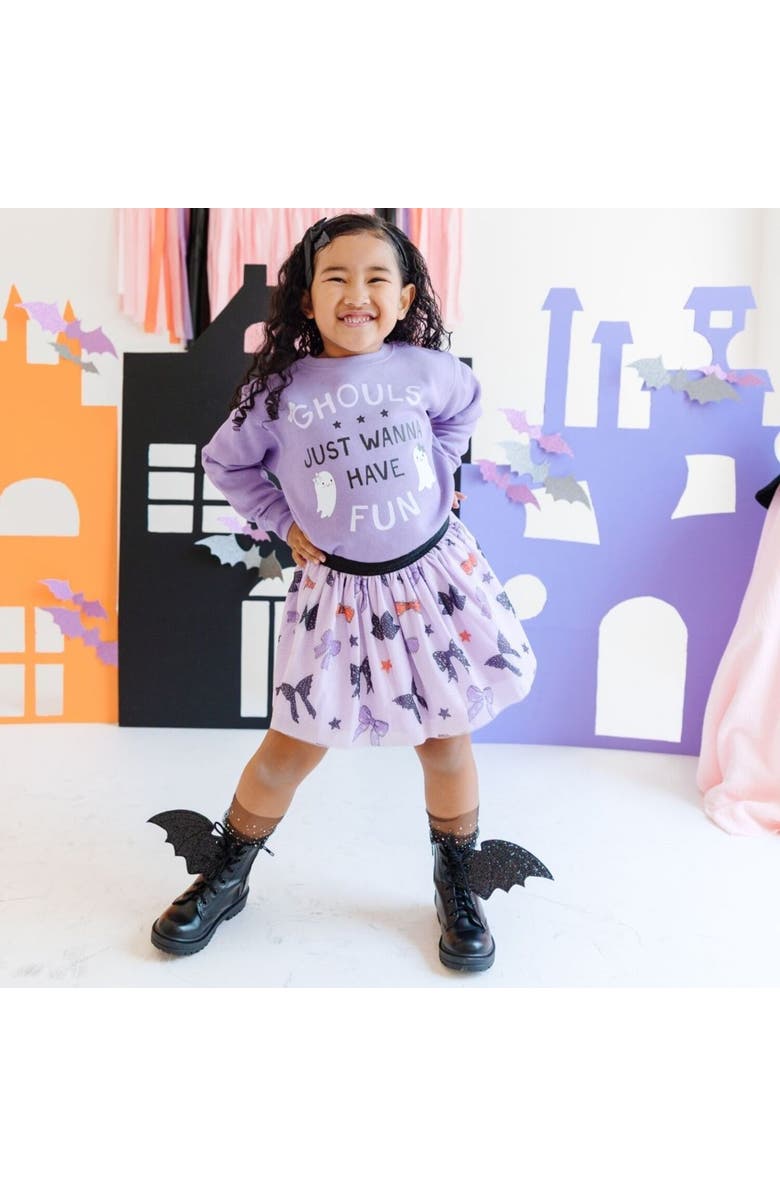 Sweet Wink Spooky Bows Halloween Tutu, Alternate, color, 