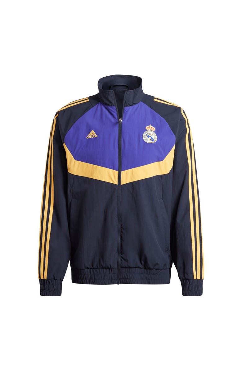 adidas Men's adidas Navy Real Madrid 2023/24 Urban Purist Full-Zip Woven Track Top, Main, color, 