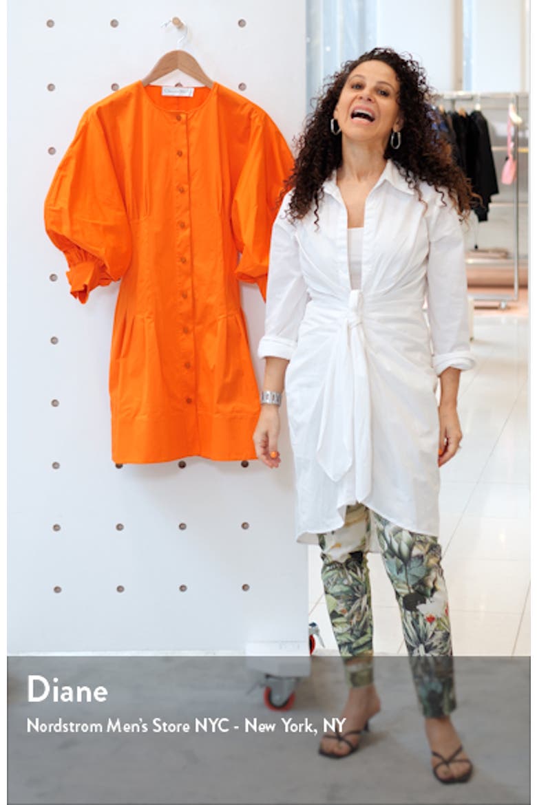 Pleated Poplin Minidress video
