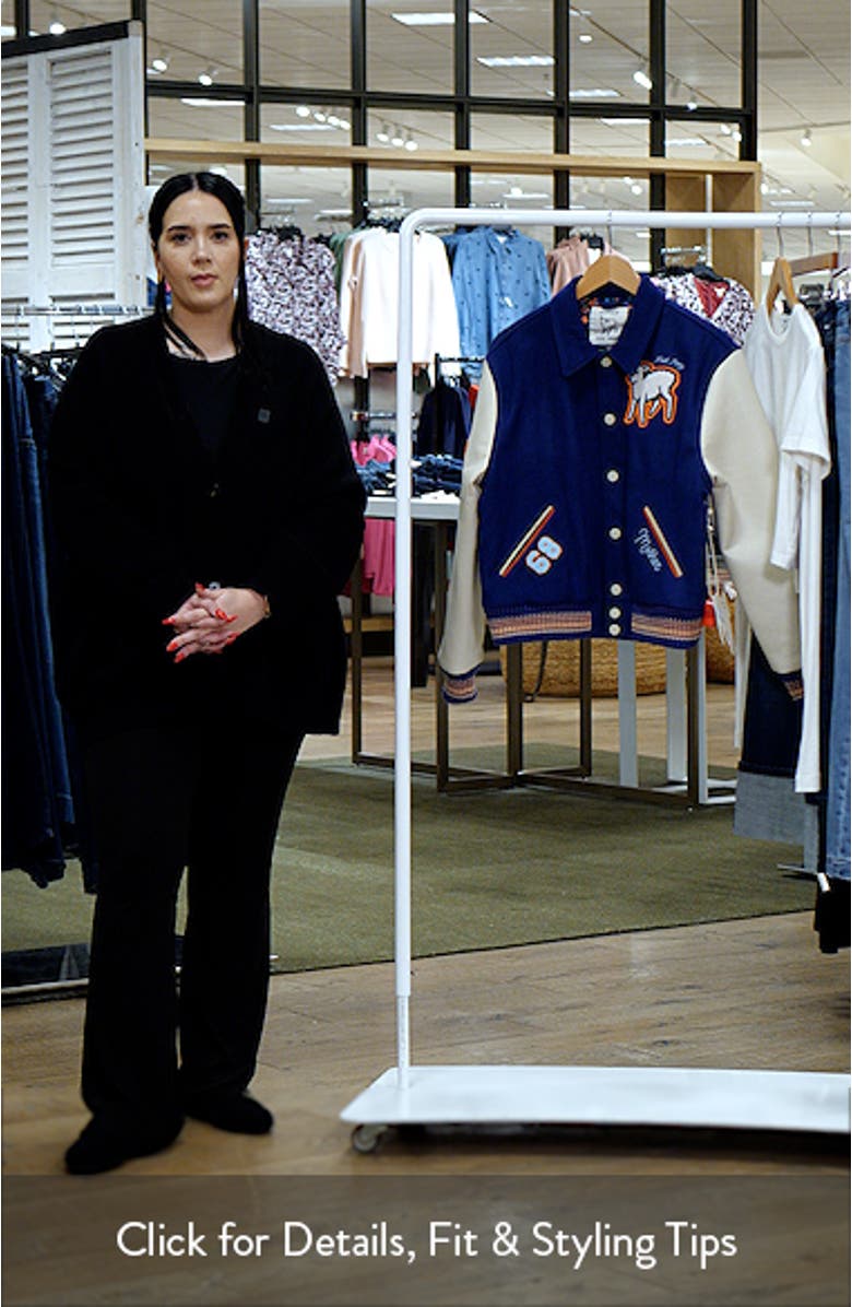 The Team Spirit Wool Blend Varsity Jacket, sales video thumbnail