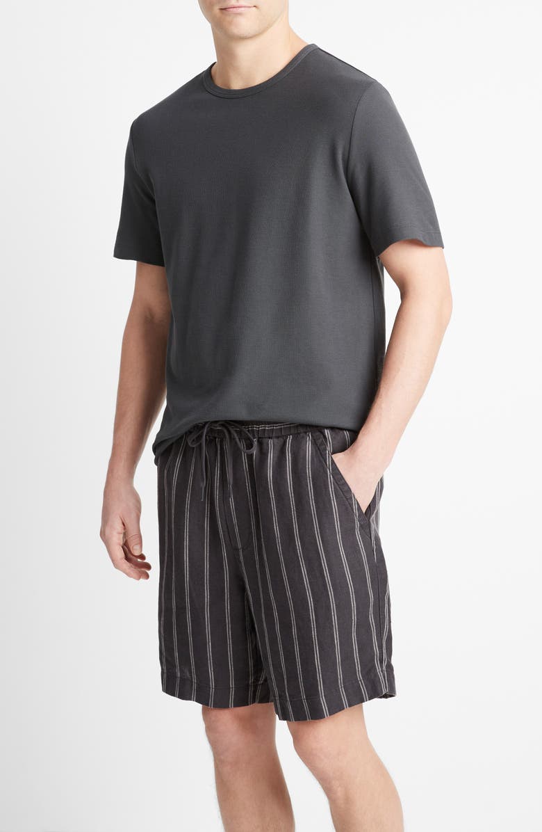 Vince Moonbay Stripe Drawstring Shorts, Alternate, color, 