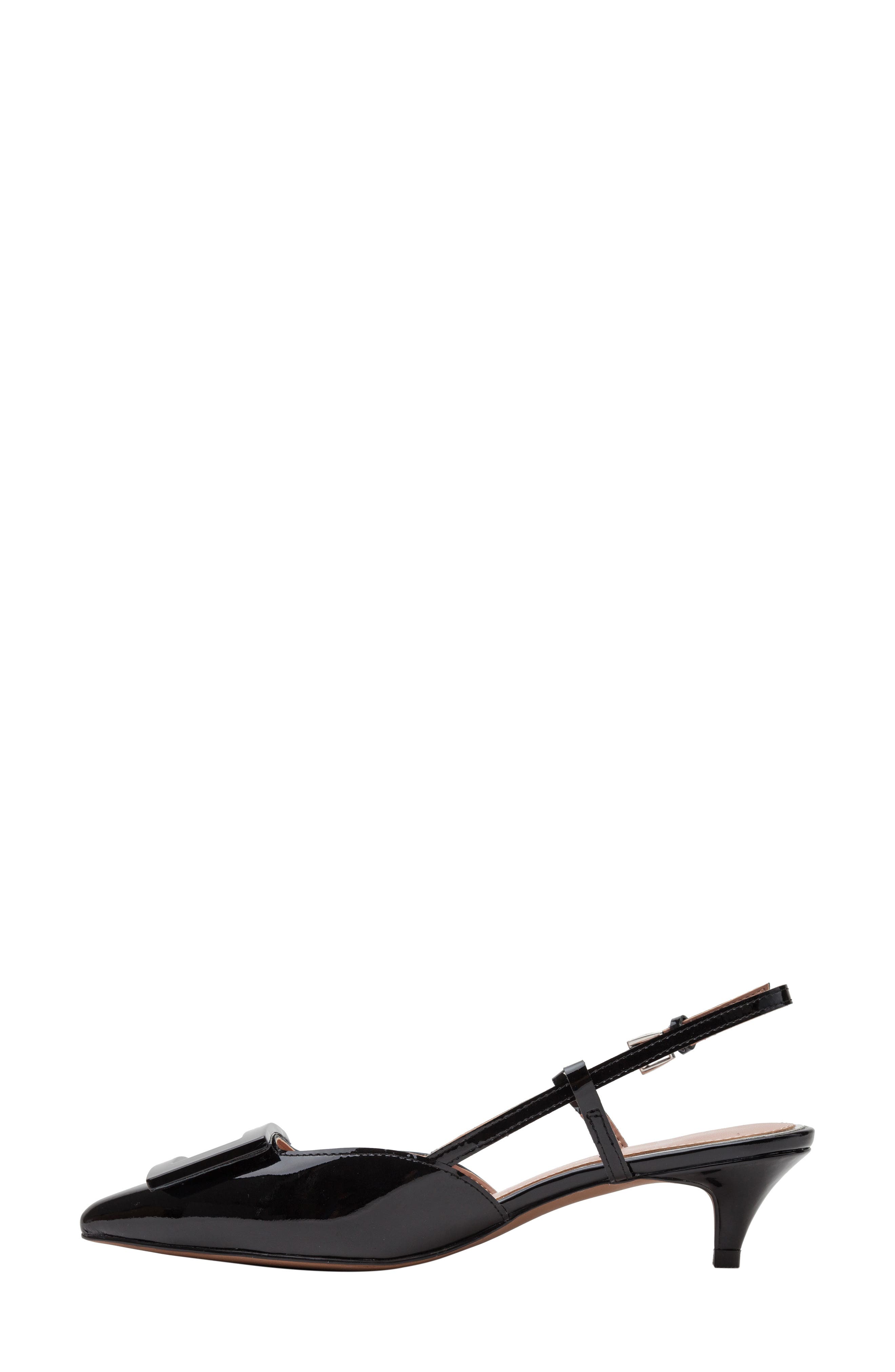 Linea Paolo Cyprus Slingback Pointed Toe Pump, Alternate, color, Black