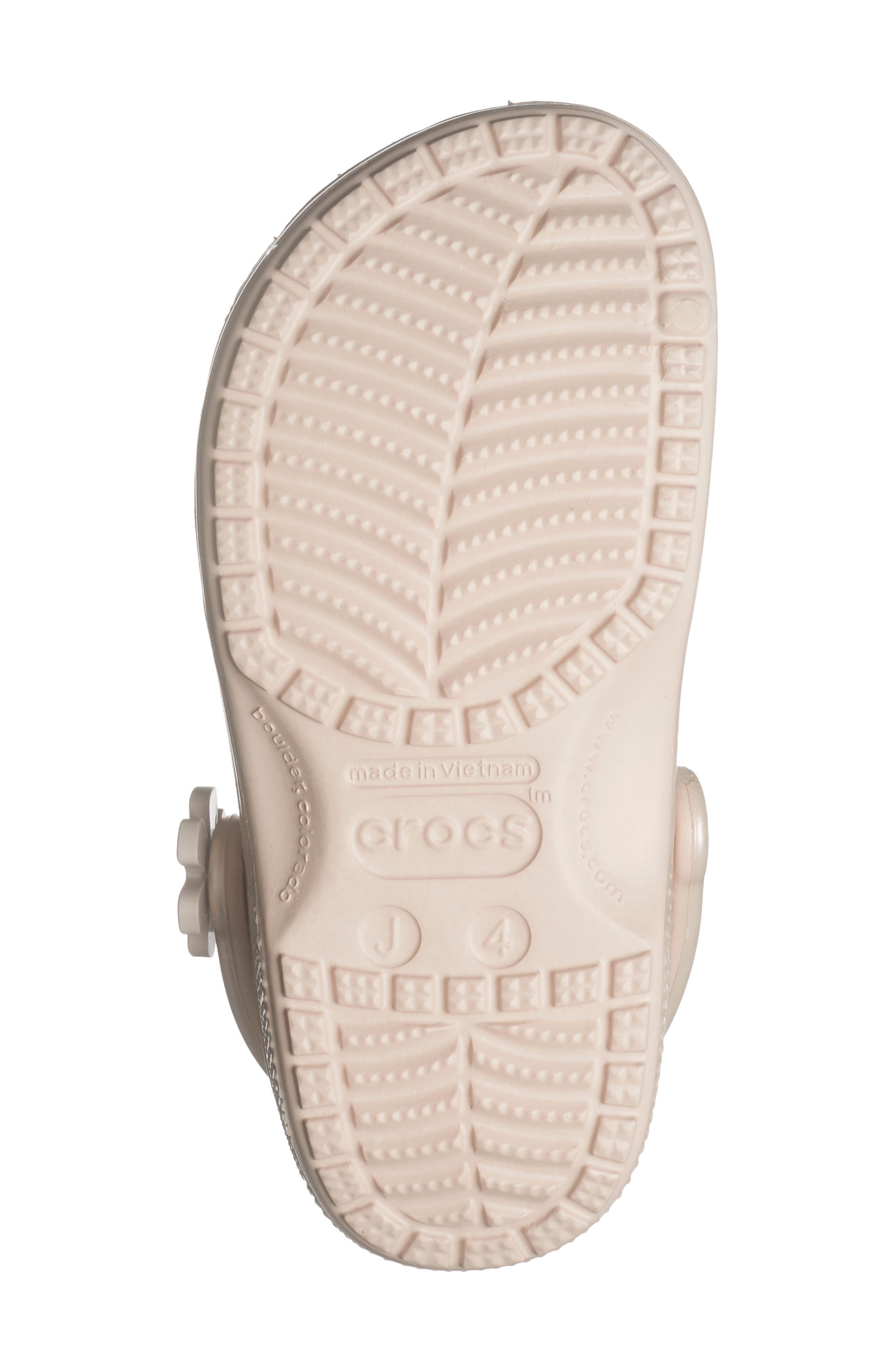 CROCS Kids' Classic Pearl Shine Clog, Alternate, color, Quartz
