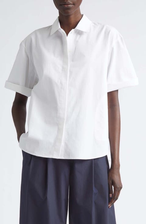 Organic Cotton Poplin Swing Shirt