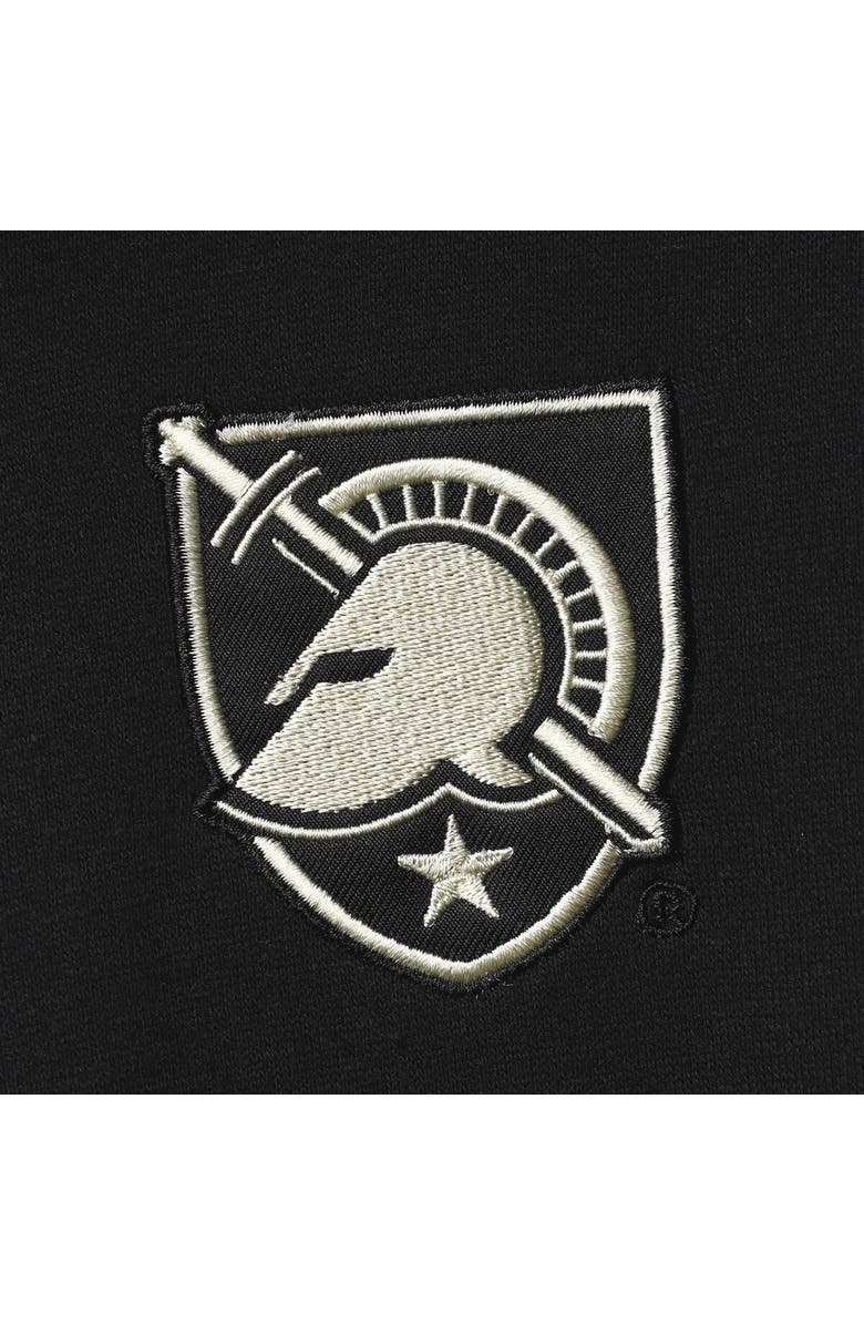 COLOSSEUM Men's Colosseum Black Army Black Knights Tortugas Logo Quarter-Zip Jacket, Alternate, color, Black