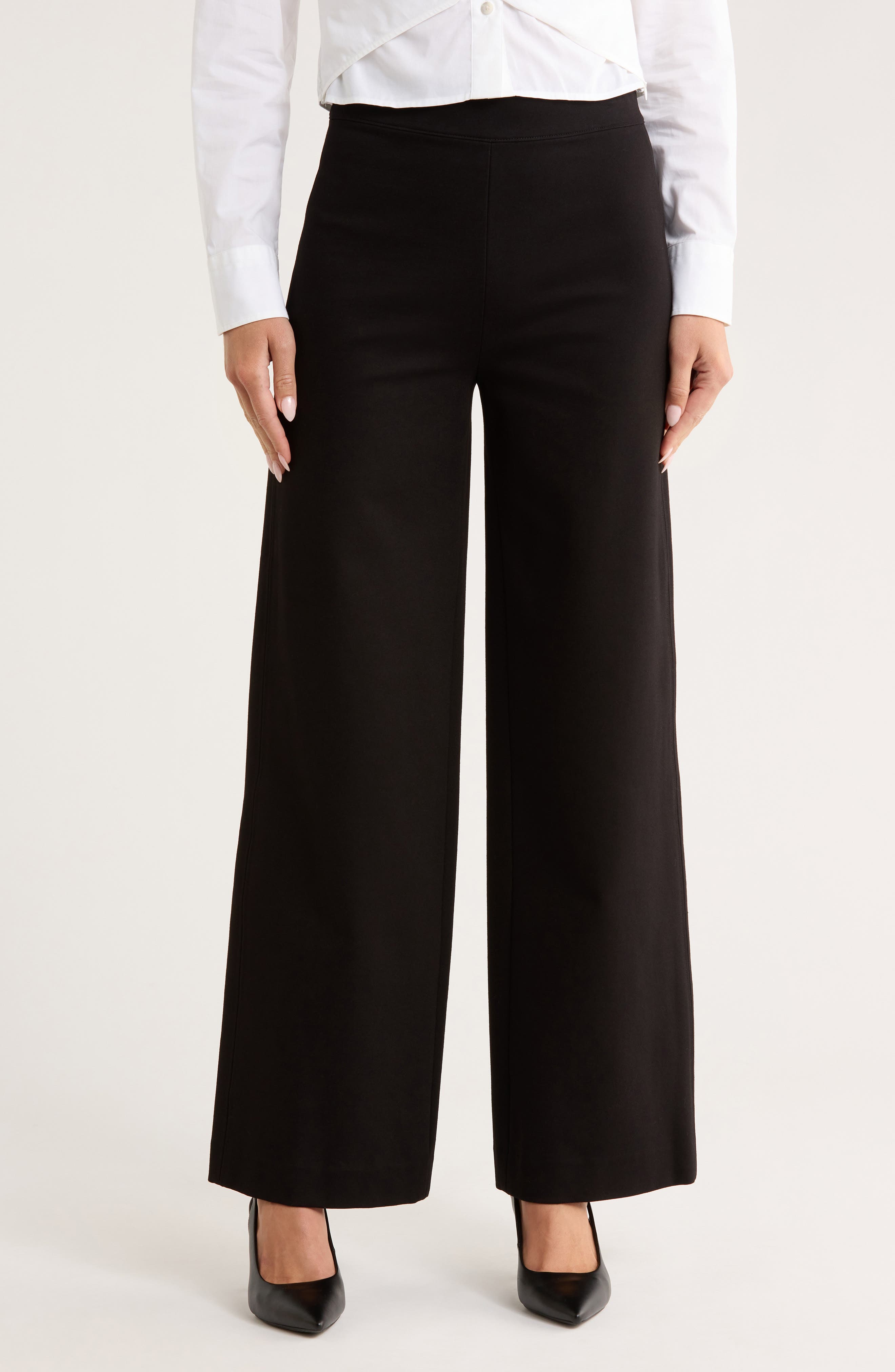 rag & bone Iris Wide Leg Ponte Pants