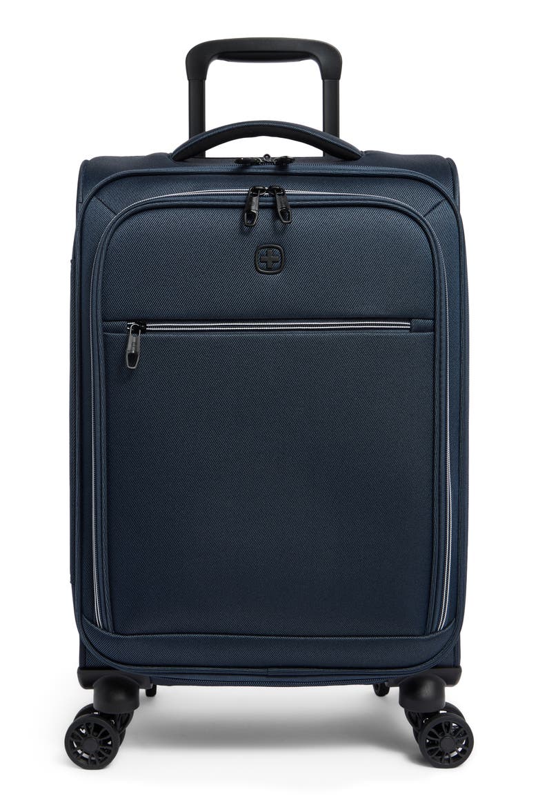 19-Inch Softside Spinner Carry-On Luggage, Main, color, NAVY