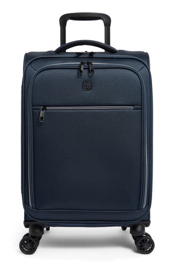 Swissgear 19-inch Softside Spinner Carry-on Luggage In Blue