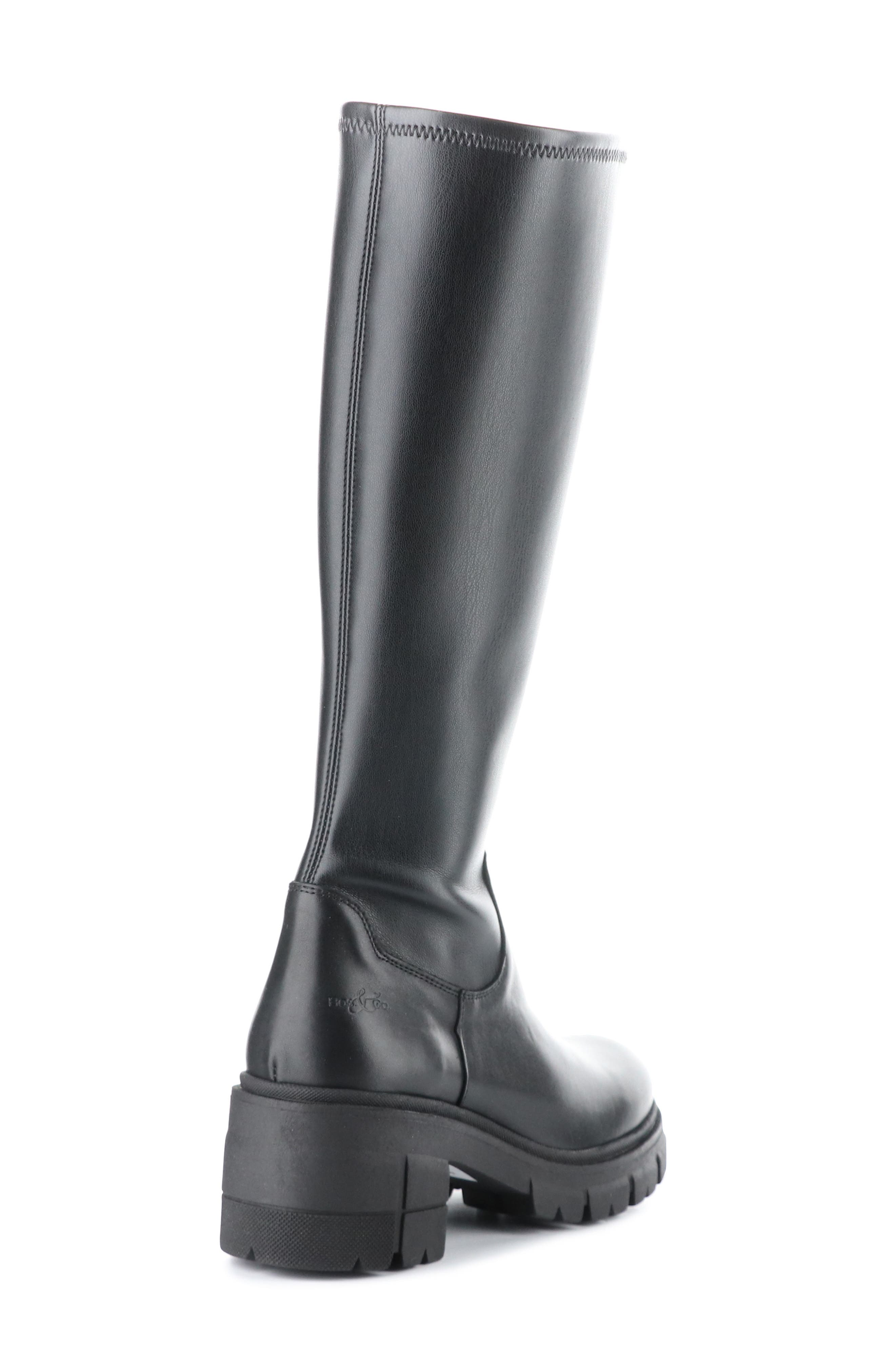 Bos. & Co. Brenna Waterproof Platform Knee High Boot, Alternate, color, Black