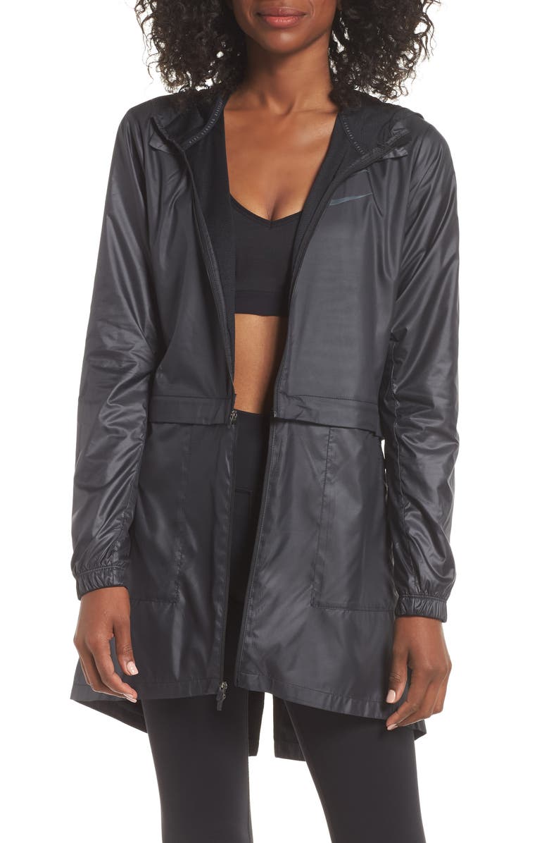 Nike Women's Convertible Hooded Running Jacket, Main, color, 
