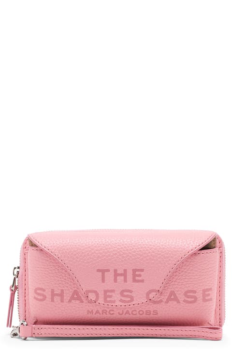 The Shades Leather Sunglasses Wristlet