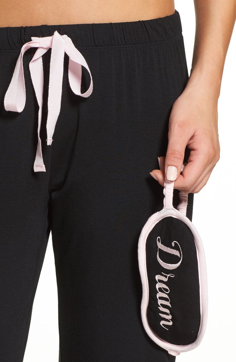 PJ Salvage Pajamas & Sleep Mask, Alternate, color, 