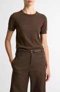 Vince Short Sleeve Wool Blend Sweater