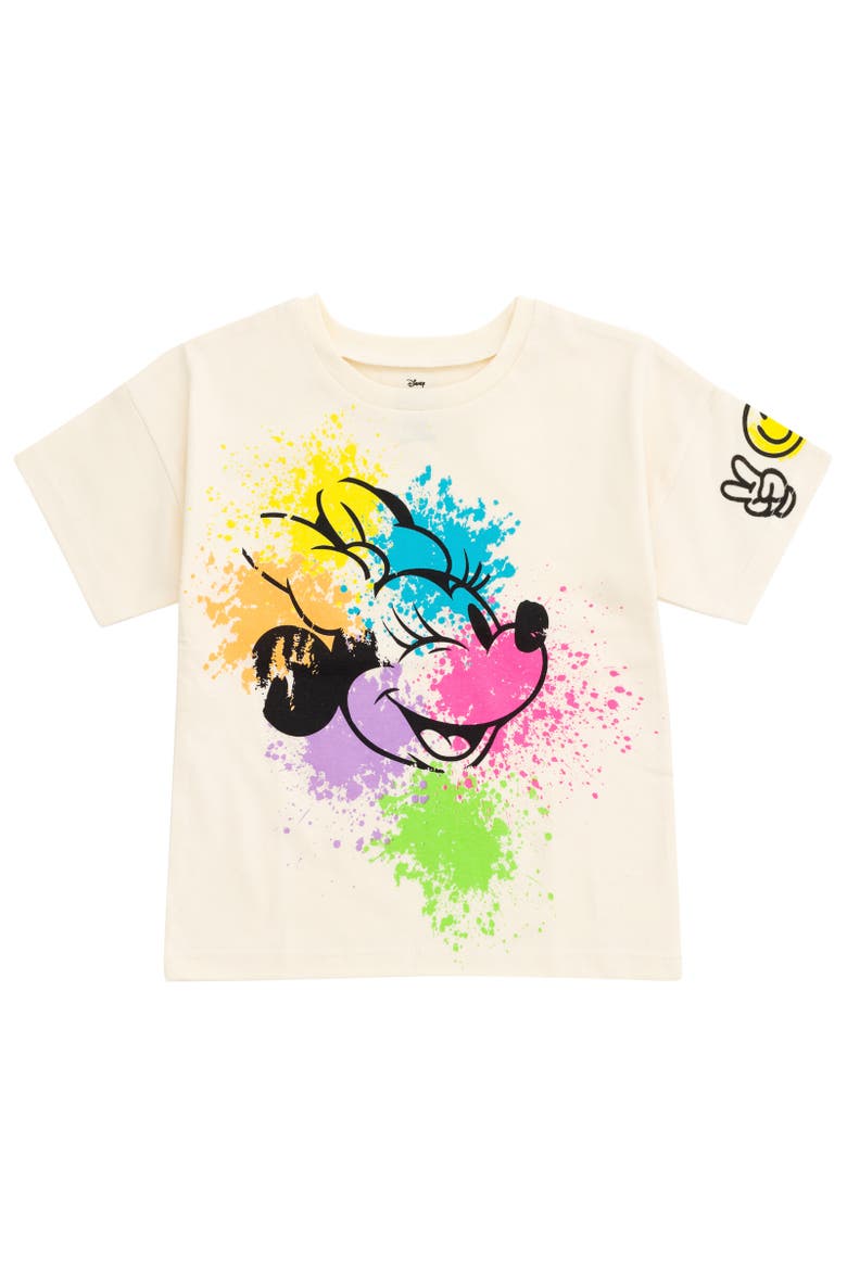 Minnie Mouse 2-Piece T-Shirt and Shorts Set, Alternate, color, Minnie Mouse Ivory
