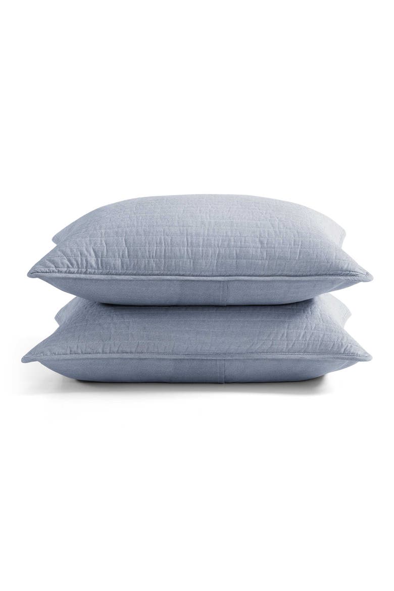 Christopher Texture Quilt & Shams Set, Alternate, color, WHITE/ DARK NIGHT NAVY