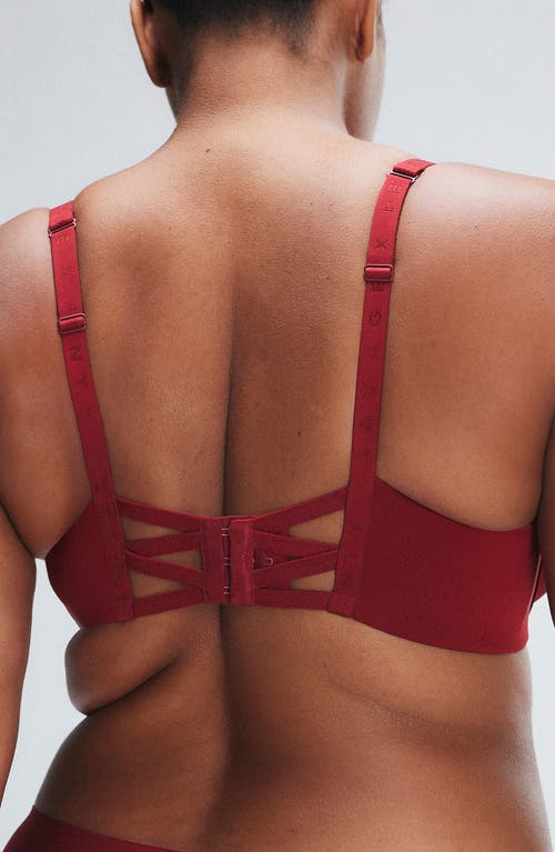Savage X Fenty Microfiber T-shirt Bra In Red