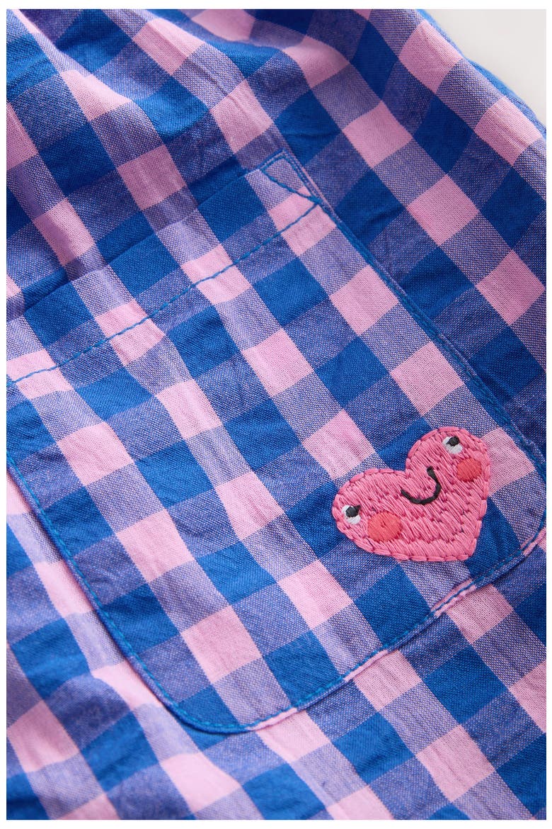 Kids' Gingham Dress, Alternate, color, BLUE