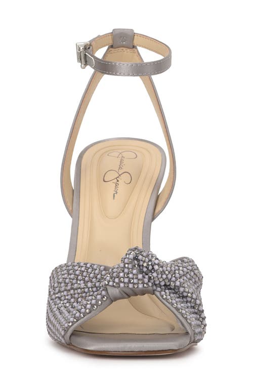 Jessica Simpson Ohela Ankle Strap Sandal In Pewter