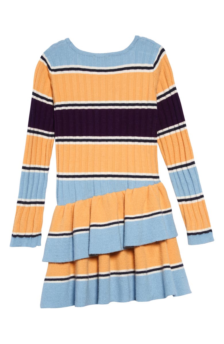 Habitual Maisie Stripe Rib Sweater Dress, Alternate, color, 