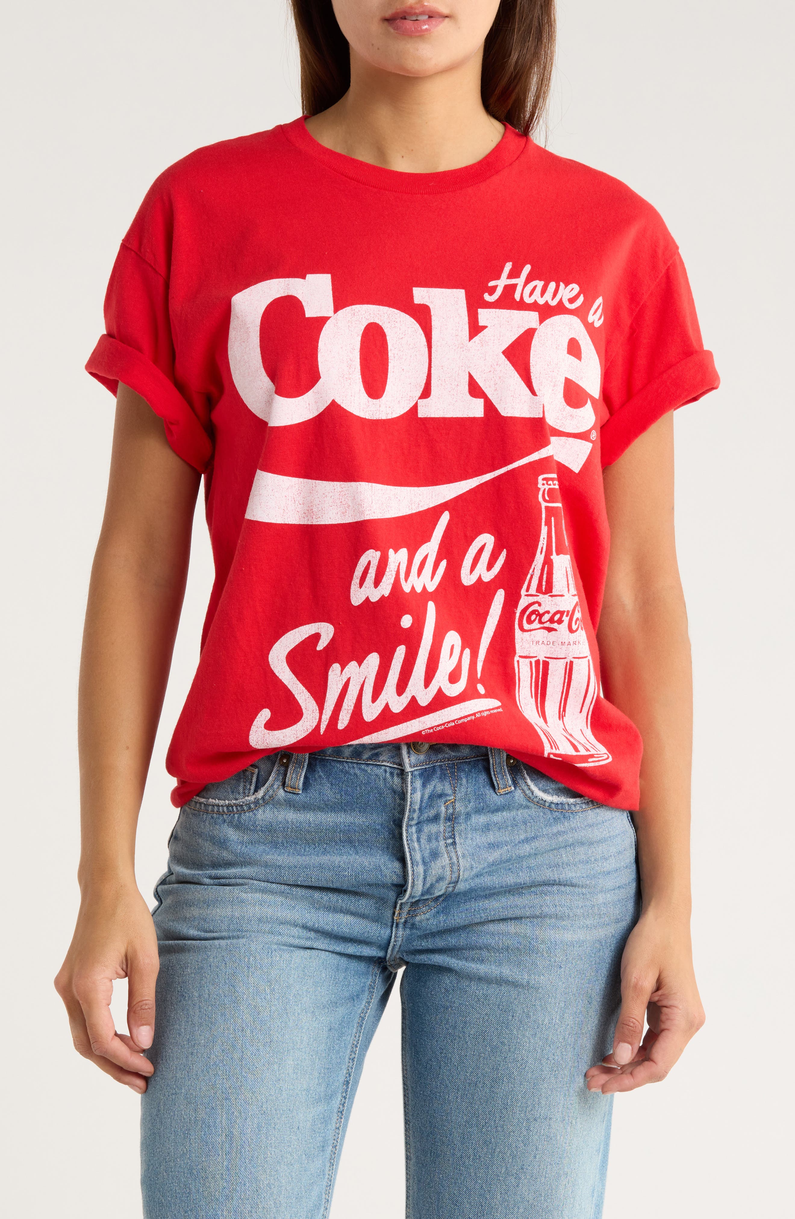 Junk Food Have a Coke Cotton Graphic T-Shirt
