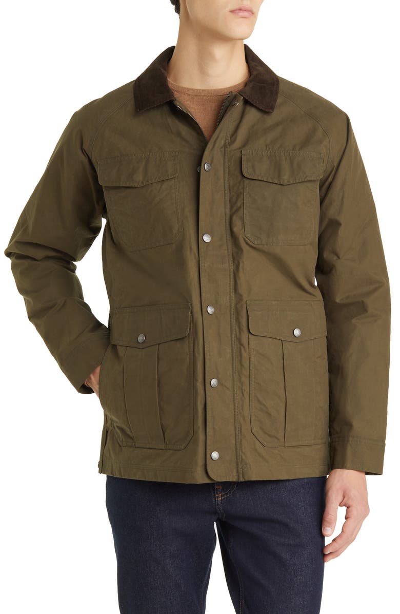 Peter Millar Waxed Cotton Water Resistant Field Jacket, Alternate, color, 
