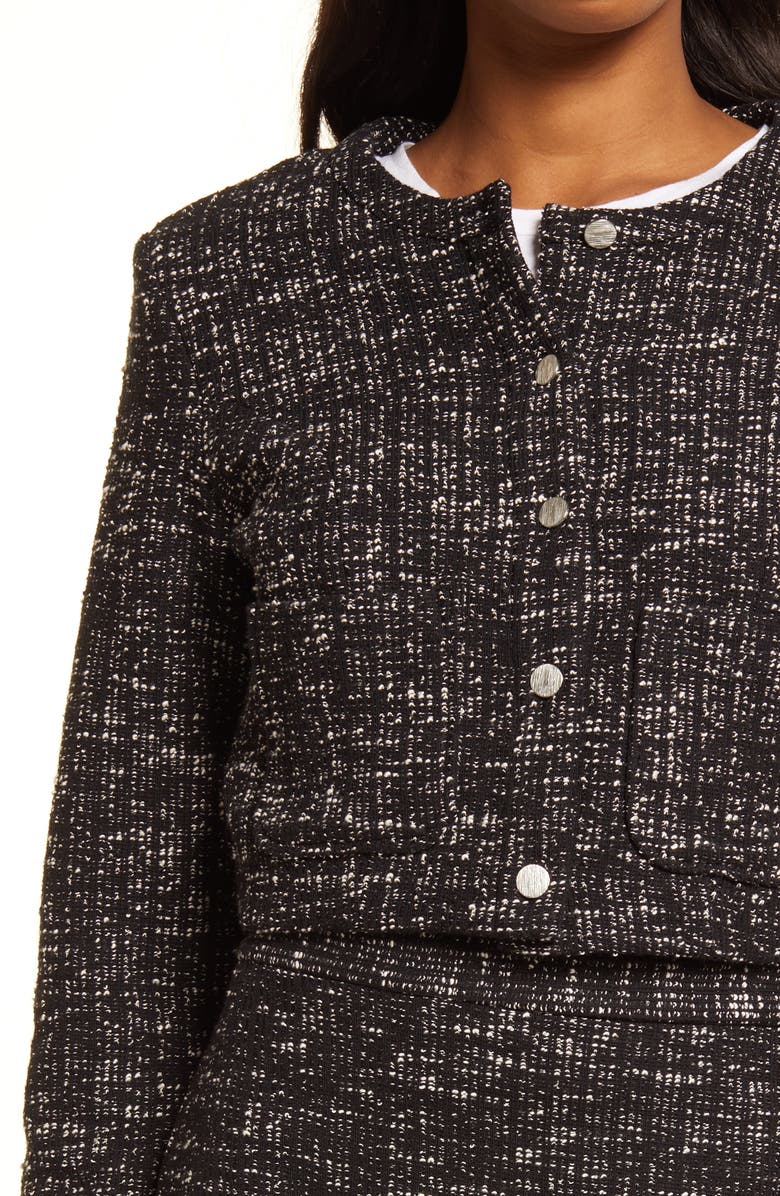 & Other Stories Tweed Crop Jacket, Alternate, color, 