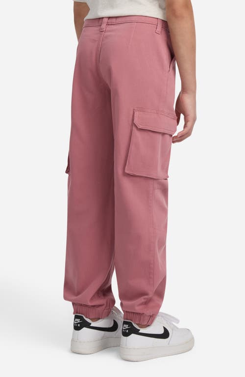 Abercrombie Kids Kids' Elevated Cargo Joggers In Pink