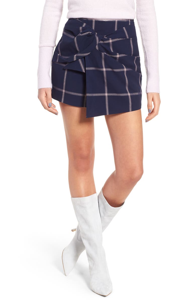 Leith Tie Front Skort, Main, color,