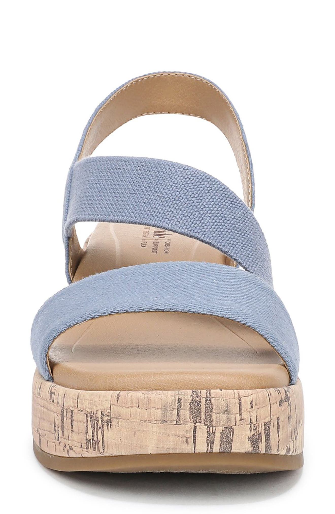 Odette Sandal, Alternate, color, STONEWASH BLUE
