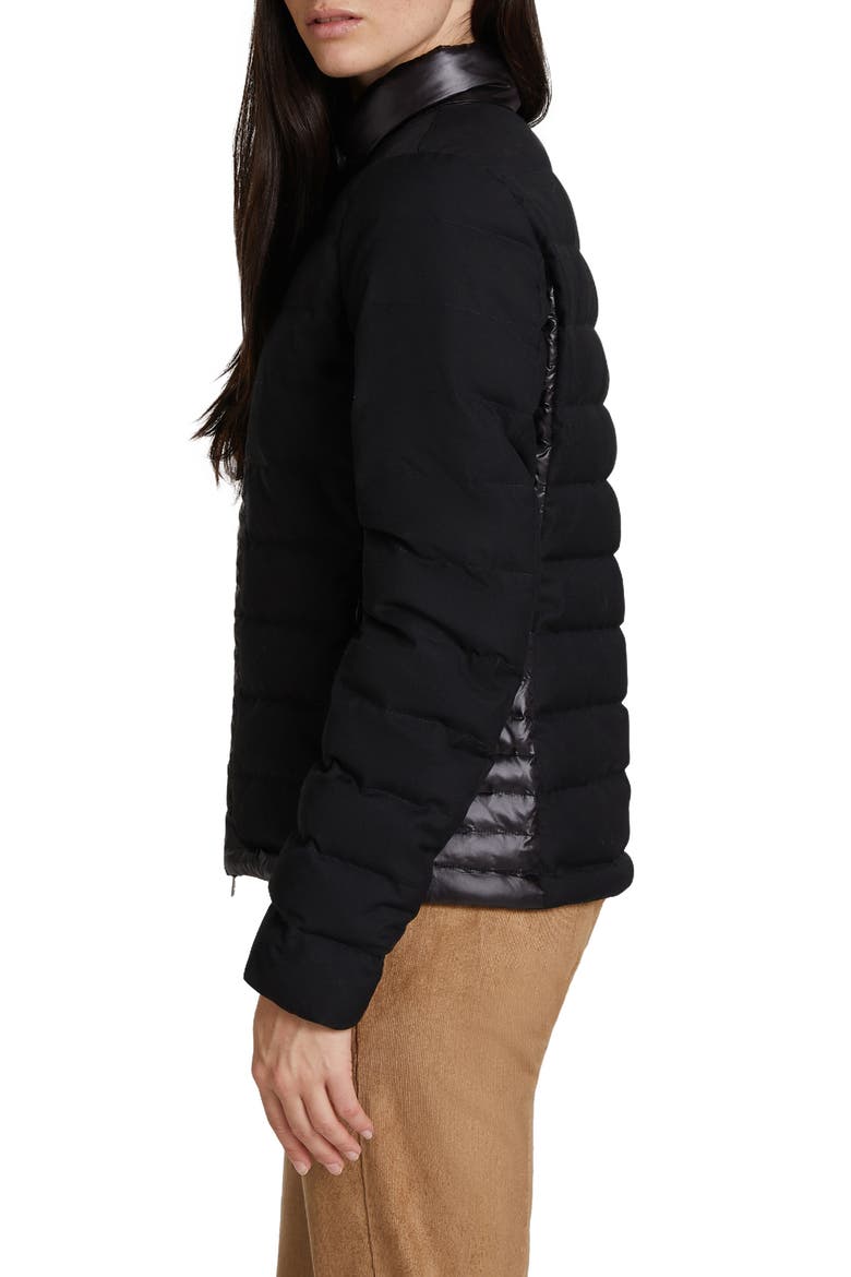Luxe Clover Water Resistant Jacket, Alternate, color, BLACK