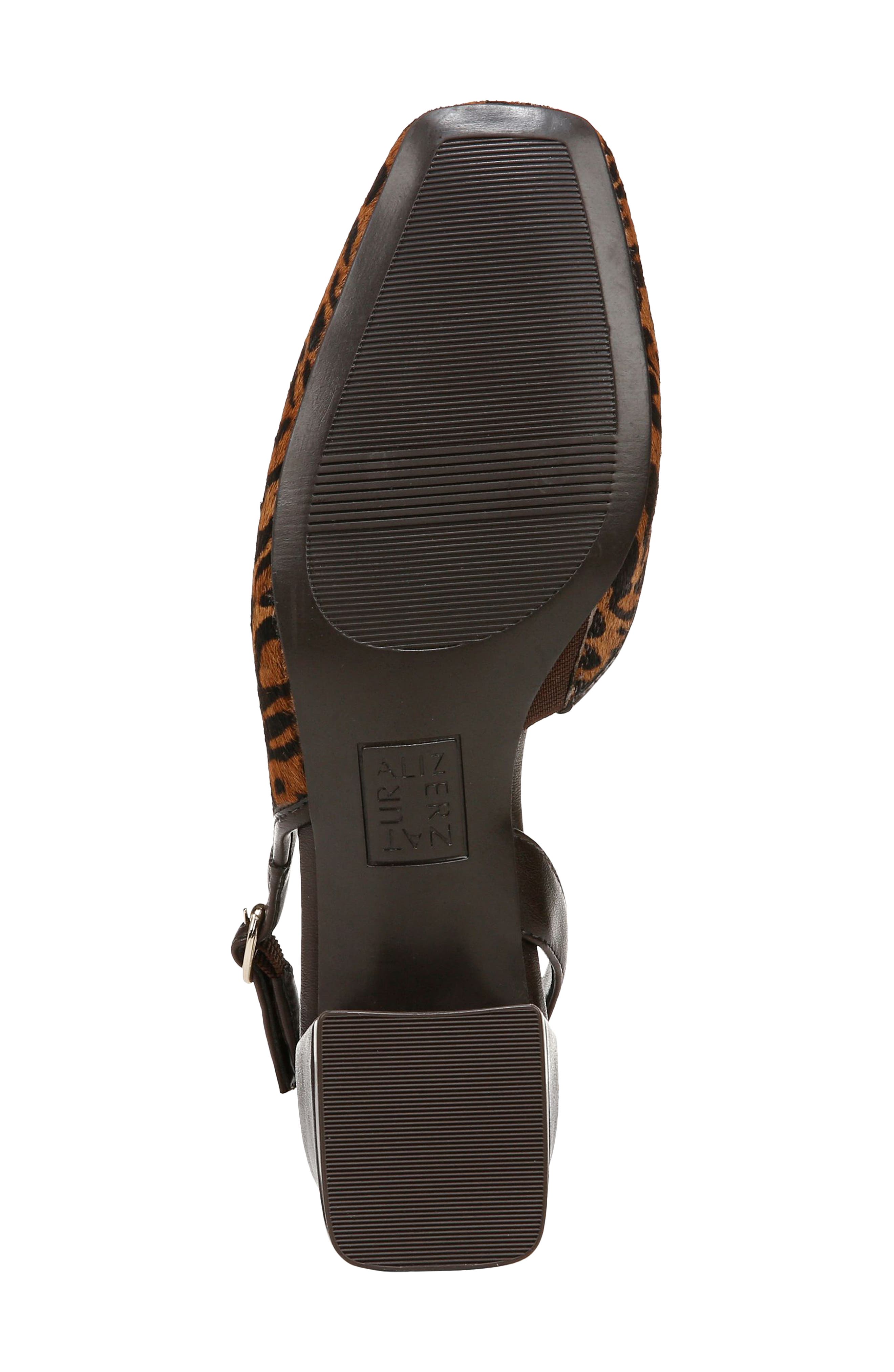 Naturalizer Jayla 2 Genuine Calf Hair Slingback Pump, Alternate, color, Natural Brown Multi