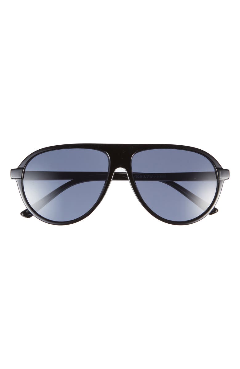 BP. Oversize Shield Sunglasses, Main, color, Black