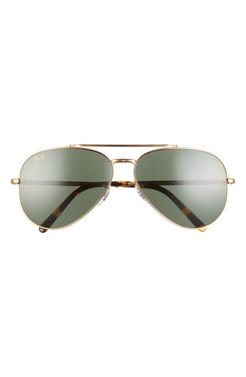 New Aviator 62mm Oversize Pilot Sunglasses