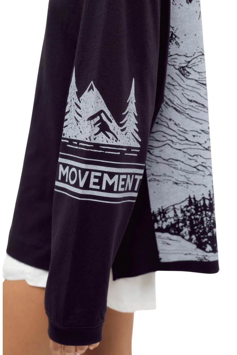 Logo Hustle Layer Long Sleeve Graphic Tee, Alternate, color, MOUNTAIN BLACK COMBO