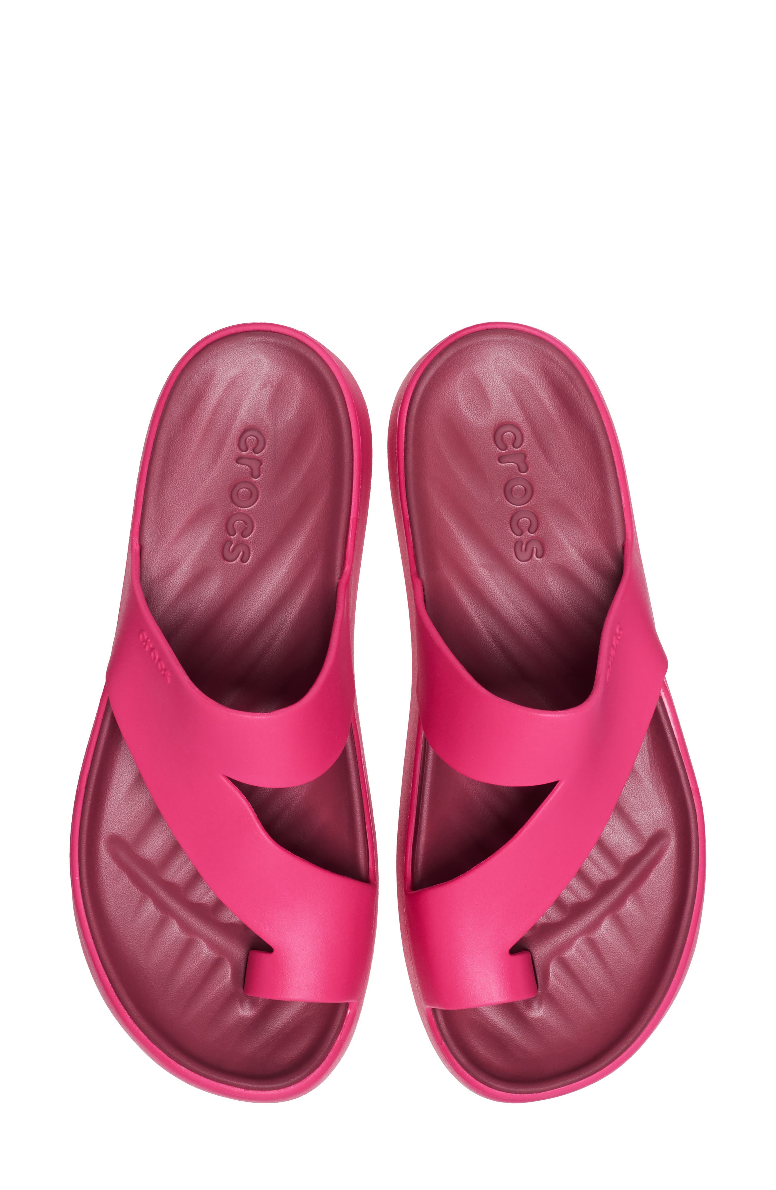 Getaway Toe Loop Waterproof Platform Sandal, Alternate, color, DRAGON FRUIT