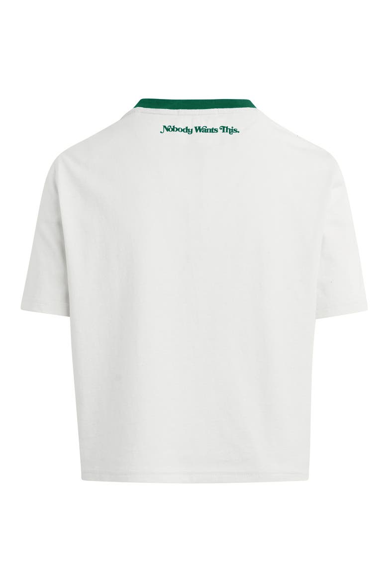 x 'Nobody Wants This' Anything Can Happen Graphic T-Shirt, Alternate, color, WHITE/ EMERALD