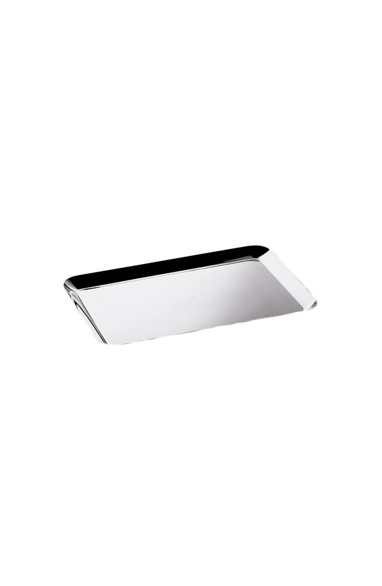 Mepra Uno Rectangular Serving Tray, Main, color, Silver