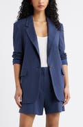 Open Edit Everyday Linen Blend Blazer