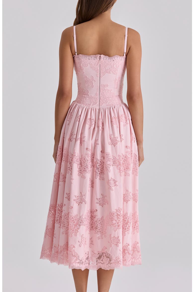 Chloe Broderie Anglaise Party Dress, Alternate, color, PINK