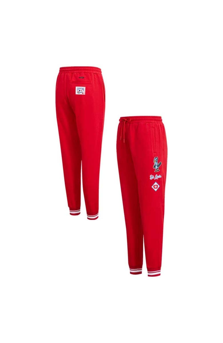 PRO STANDARD Women's Pro Standard Red St. Louis Cardinals Retro Classic Sweatpants, Main, color, Red