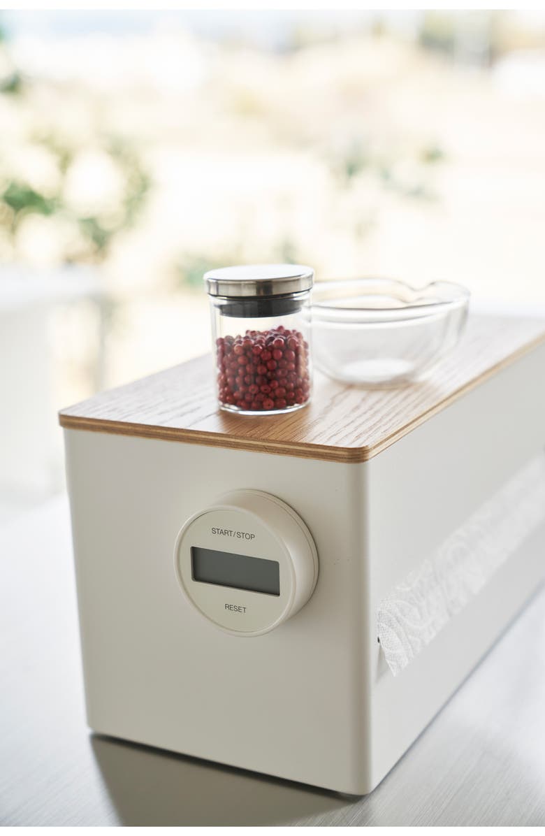 Yamazaki Paper Towel Dispenser, Alternate, color, Ash