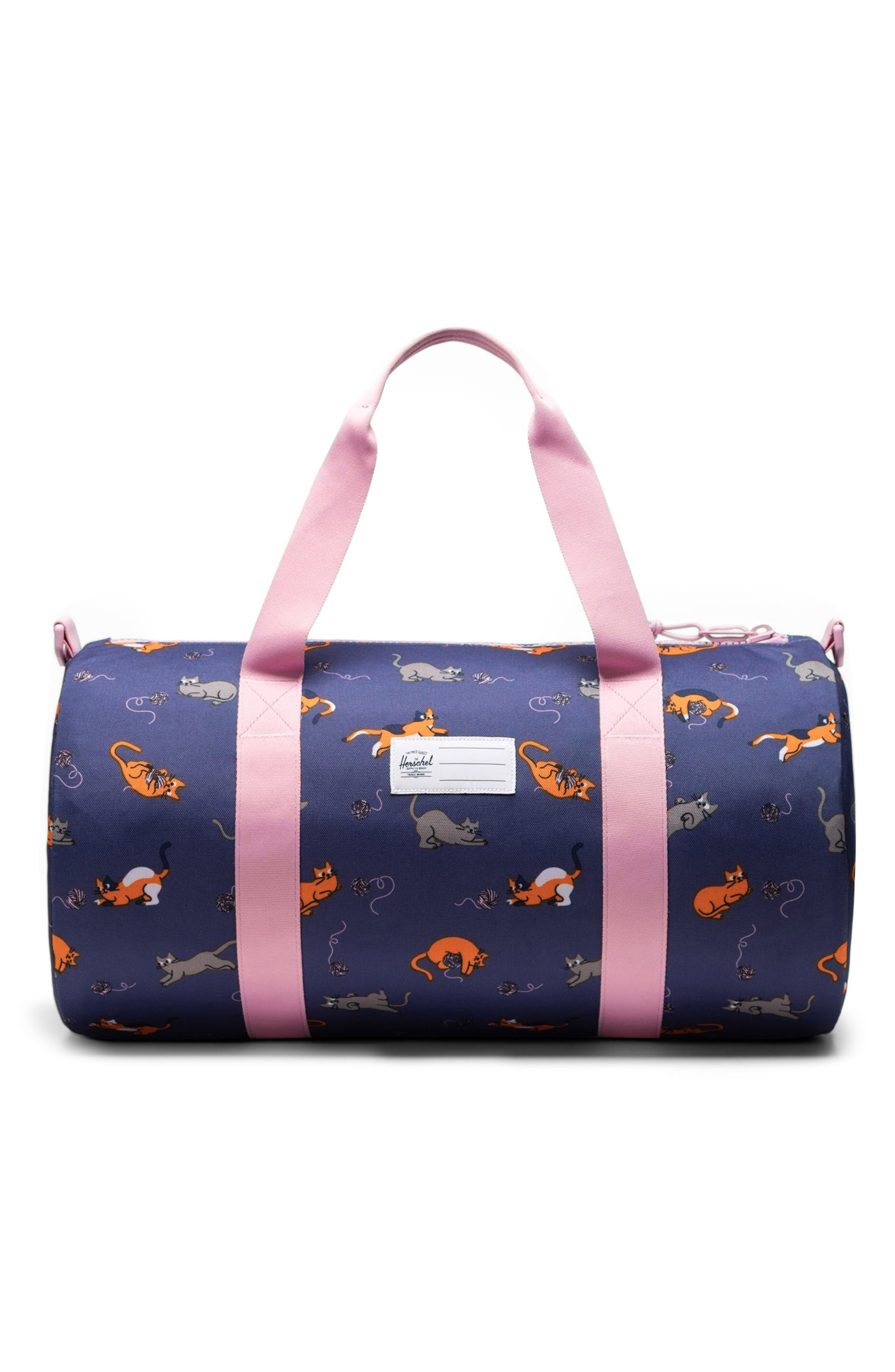 Herschel Supply Co. Kids
 Classic Little Duffle Bag, Alternate, color, Playing Cats