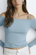 MANGO TEEN Cold Shoulder Sweater